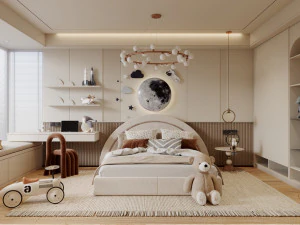 モダンなベッドルーム 3Dモデル