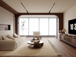 Modern living room 3D Model