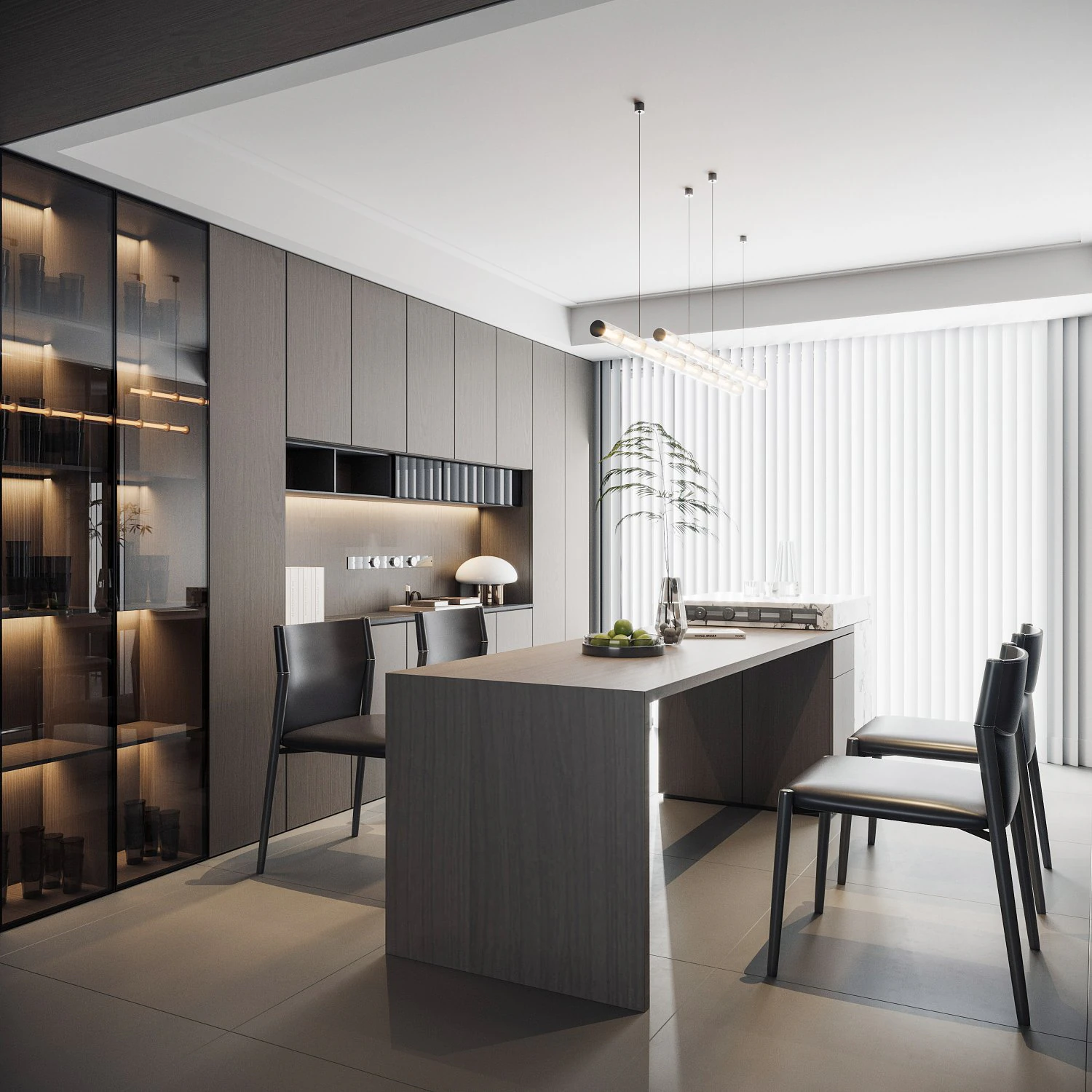 Modern Restaurant 3D Model .c4d .max .obj .3ds .fbx .stl .blend