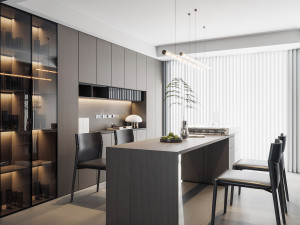 Modern Restaurant Modelo 3D