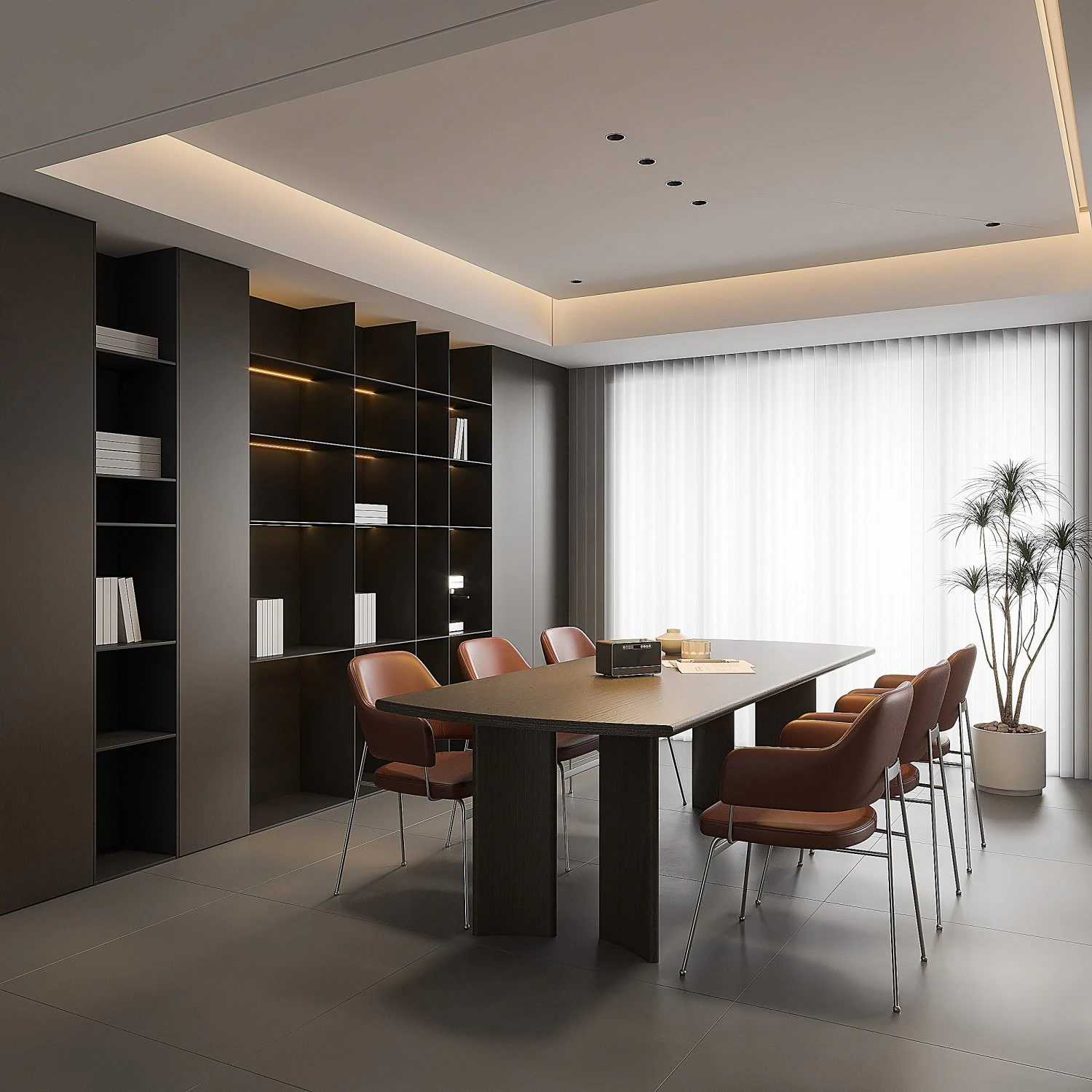 Modern Restoran 3D Model .c4d .max .obj .3ds .fbx .stl .blend 