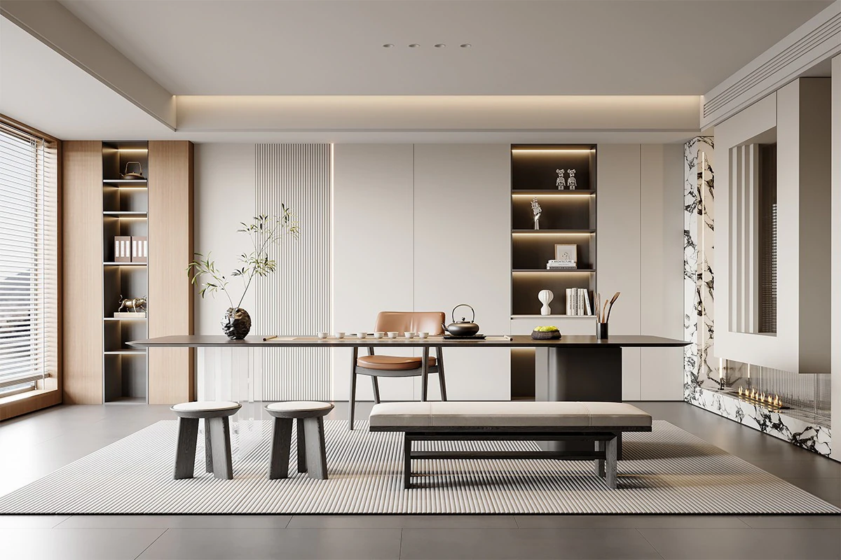 Modern office 3D Model .c4d .max .obj .3ds .fbx .stl .blend