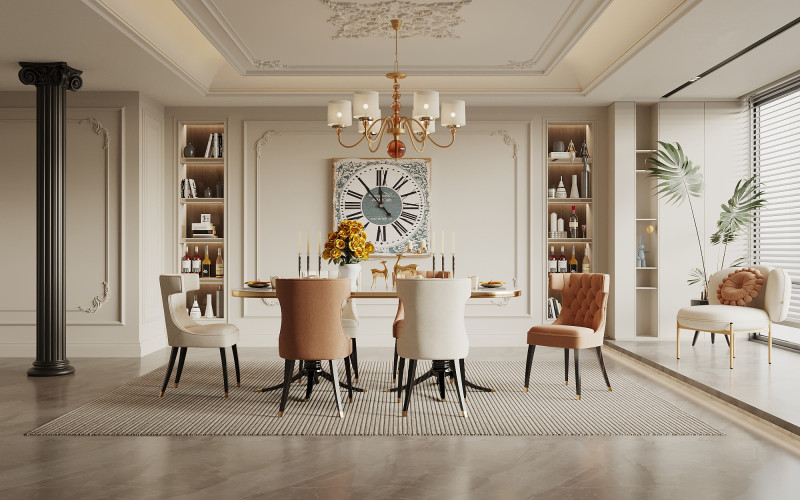 Modern restaurant 3D 模型 .c4d .max .obj .3ds .fbx .stl .blend 