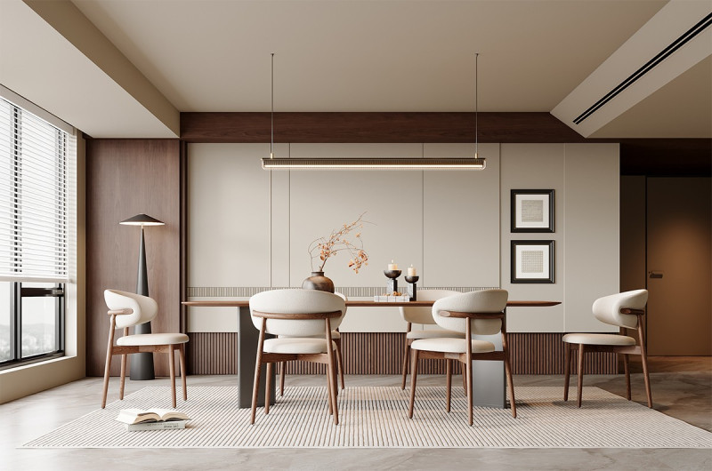 Modern Restaurant 3D Model .c4d .max .obj .3ds .fbx .stl .blend 