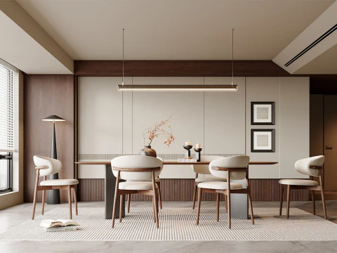 Modern Restaurant 3D Model