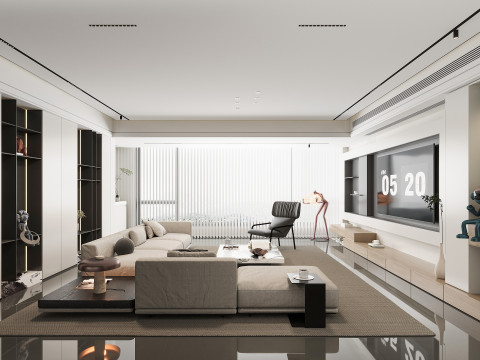 Modern living room 3D Модель
