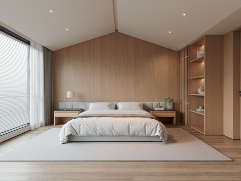 Modern bedroom 3D Model