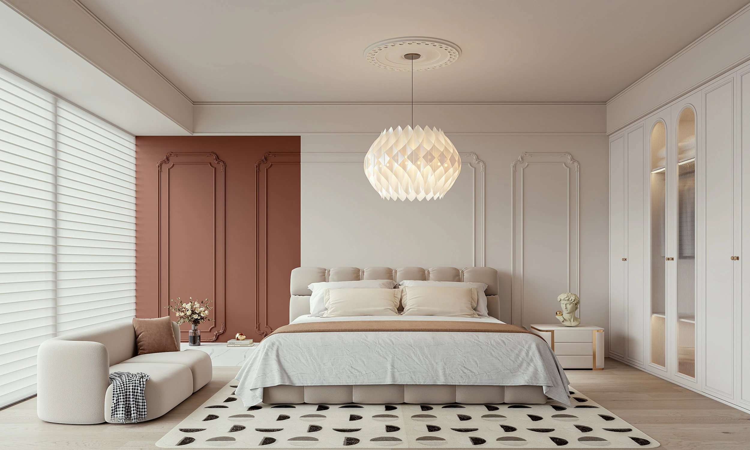 Modern bedroom 3D Model .c4d .max .obj .3ds .fbx .stl .blend 