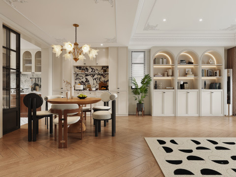Modern living room 3D मॉडल