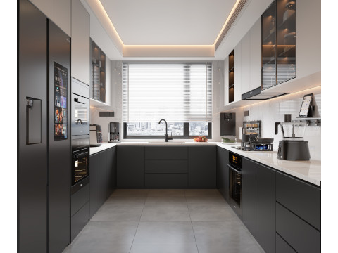 Modern kitchen 3D Model