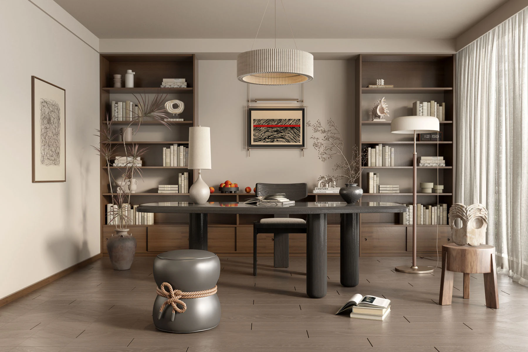 Modern office 3D Model .c4d .max .obj .3ds .fbx .stl .blend 