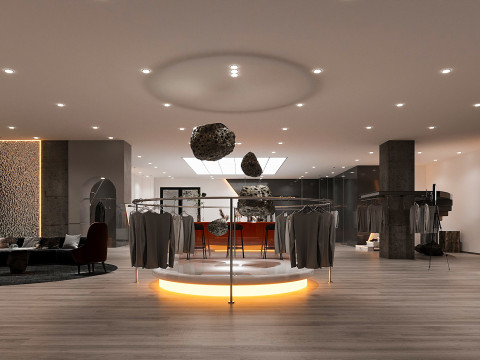 Modern clothing store Modèle 3D