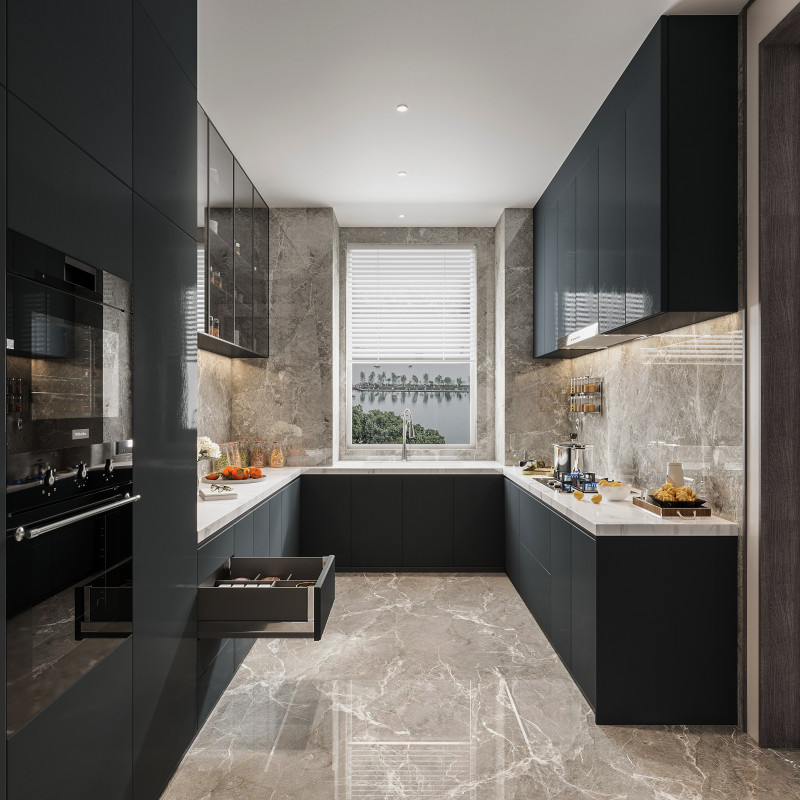 Modern kitchen Modelo 3D .c4d .max .obj .3ds .fbx .stl .blend 