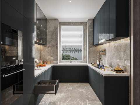 Modern kitchen Modelo 3D