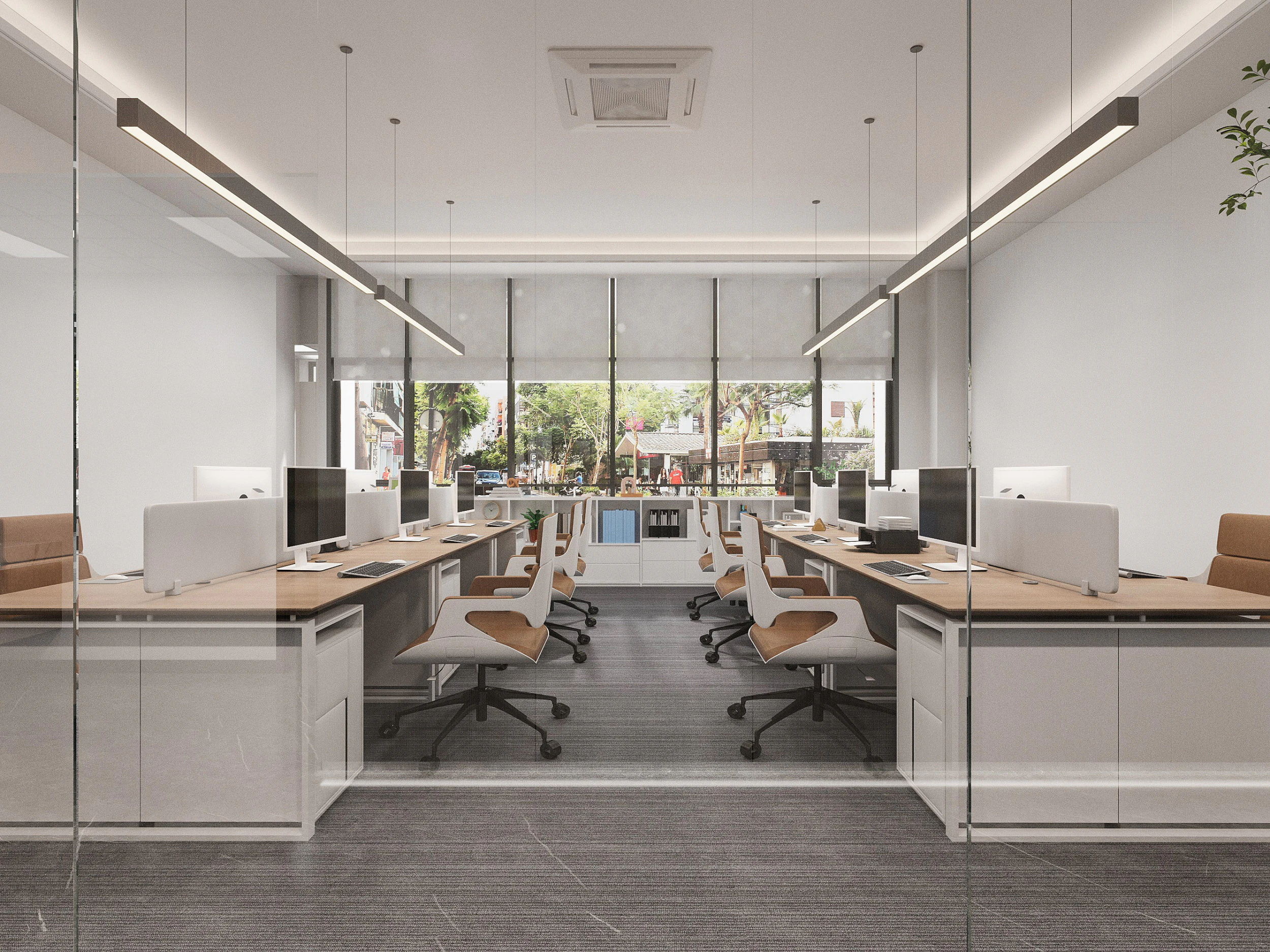 Modern office 3D Model .c4d .max .obj .3ds .fbx .stl .blend 