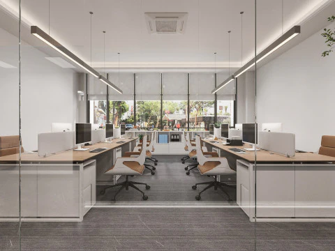 モダンなオフィス 3Dモデル