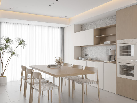 Modern Restaurant Modelo 3D