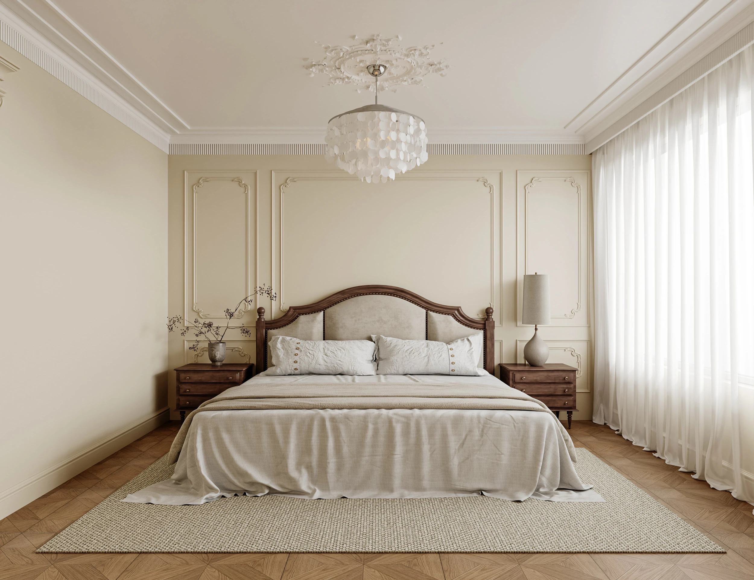 Modern bedroom 3D Model .c4d .max .obj .3ds .fbx .stl .blend 