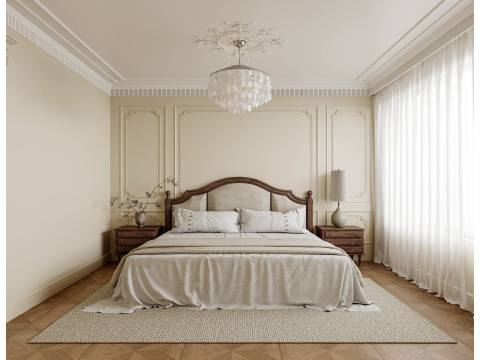 Modern bedroom Model 3D