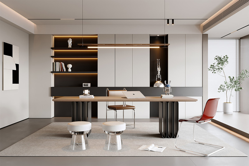 Modern office 3D मॉडल .c4d .max .obj .3ds .fbx .stl .blend 
