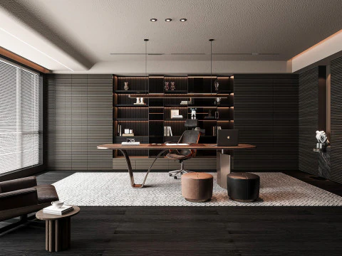 Сучасний офіс 3D Модель