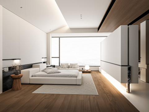 Modern bedroom 3D Model