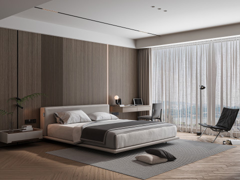 Modern bedroom 3D 모델