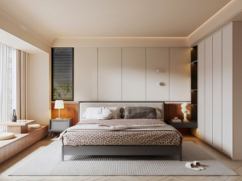 Modern bedroom Model 3D
