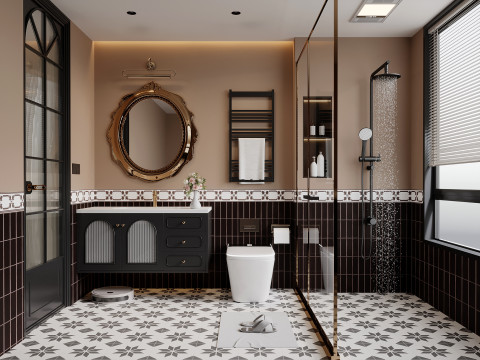 Modern bathroom 3D Model