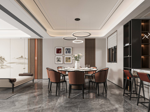 Modern living room Modèle 3D