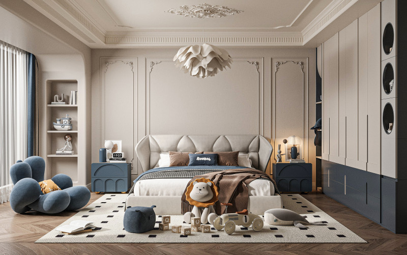 Modern bedroom Modello 3D .c4d .max .obj .3ds .fbx .stl .blend 