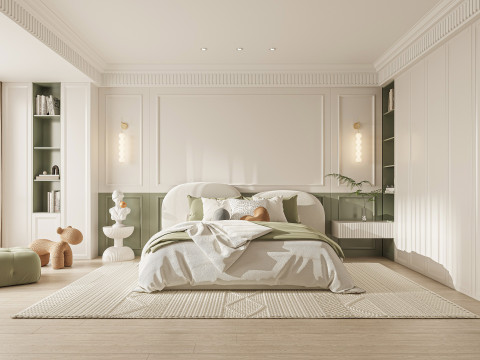 Modern bedroom 3D 모델