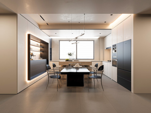 Modern kitchen 3D 모델
