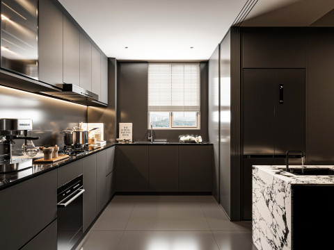 Modern kitchen 3D 모델