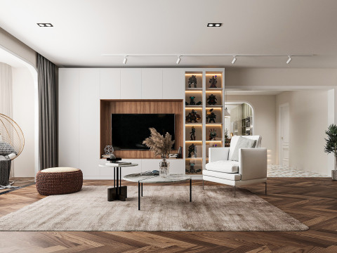 Modern living room 3D Модель