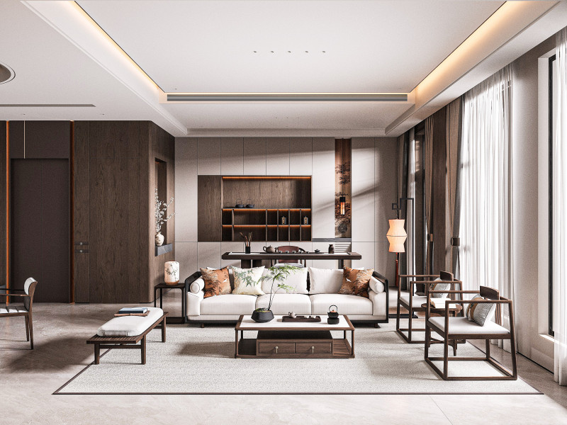 Modern living room 3Dモデル .c4d .max .obj .3ds .fbx .stl .blend 