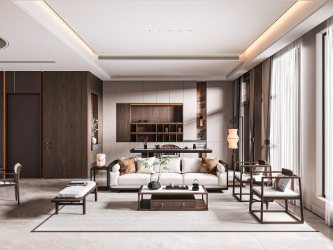 Modern living room Modelo 3D