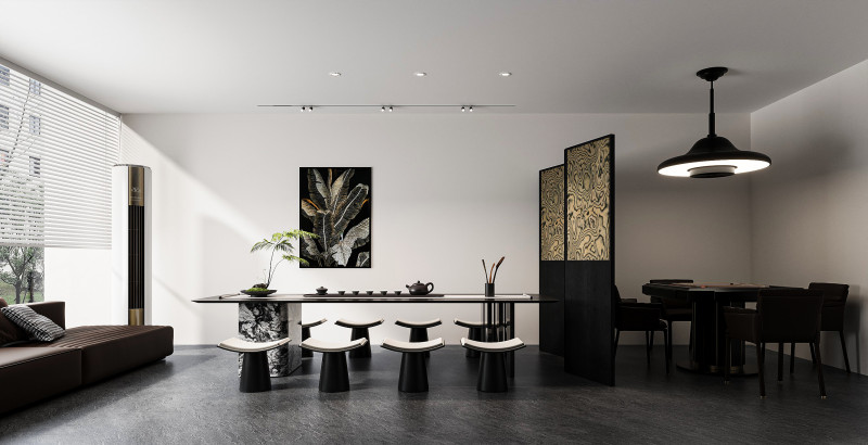 Modern office Modelo 3D .c4d .max .obj .3ds .fbx .stl .blend 