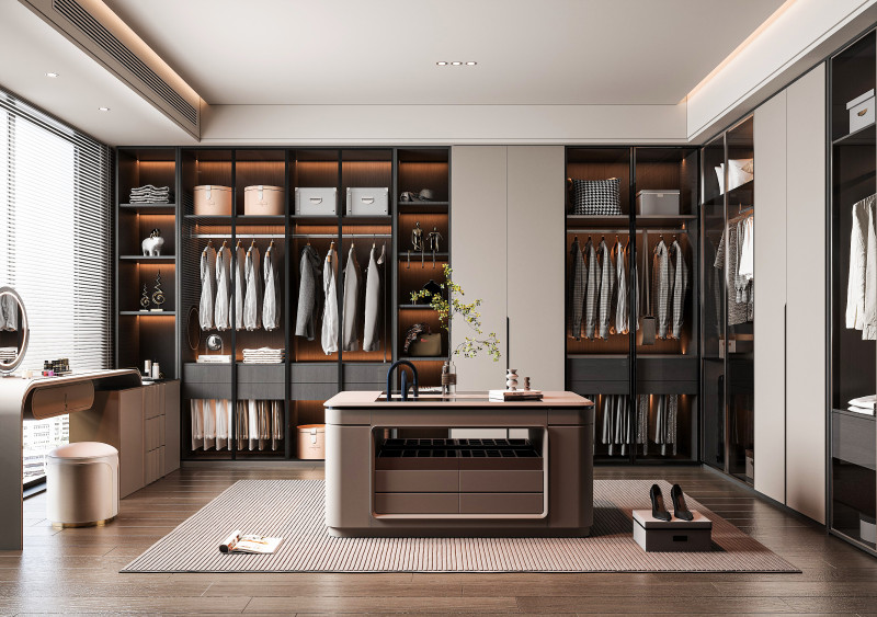 Dressing room 3D Model .c4d .max .obj .3ds .fbx .stl .blend 