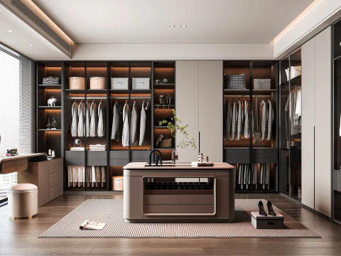 Гардеробна кімната 3D Модель