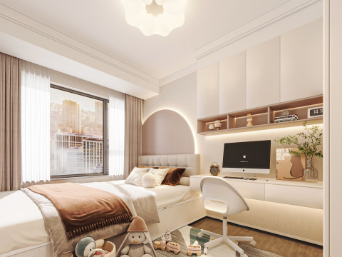 Modern bedroom 3D Model