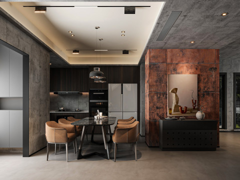 Modern living room 3D Model