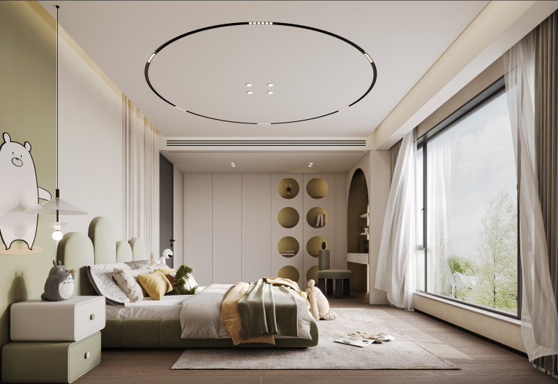 Modern bedroom Modelo 3D .c4d .max .obj .3ds .fbx .stl .blend 