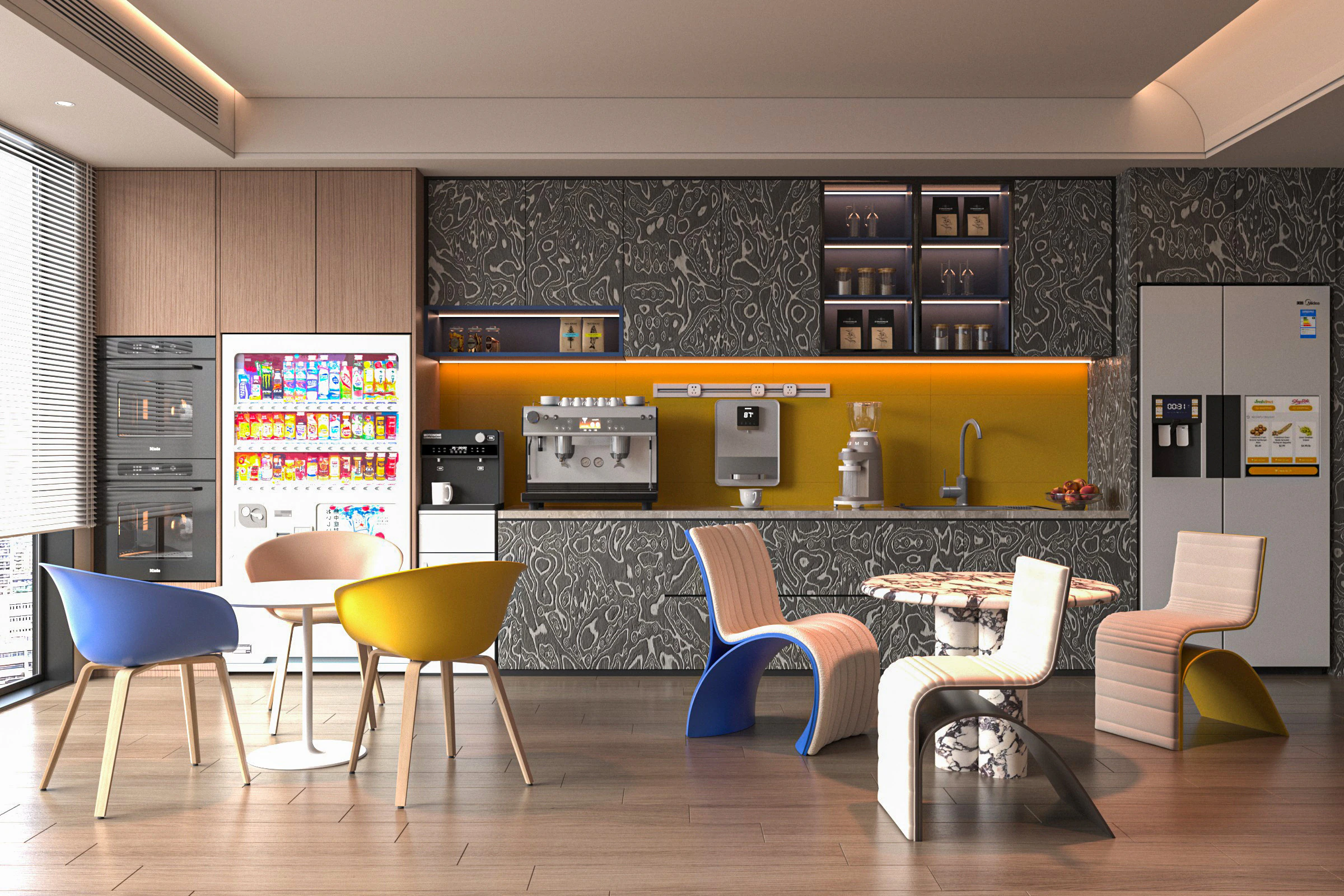 Modern office 3D Model .c4d .max .obj .3ds .fbx .stl .blend 