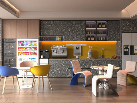 モダンなオフィス 3Dモデル