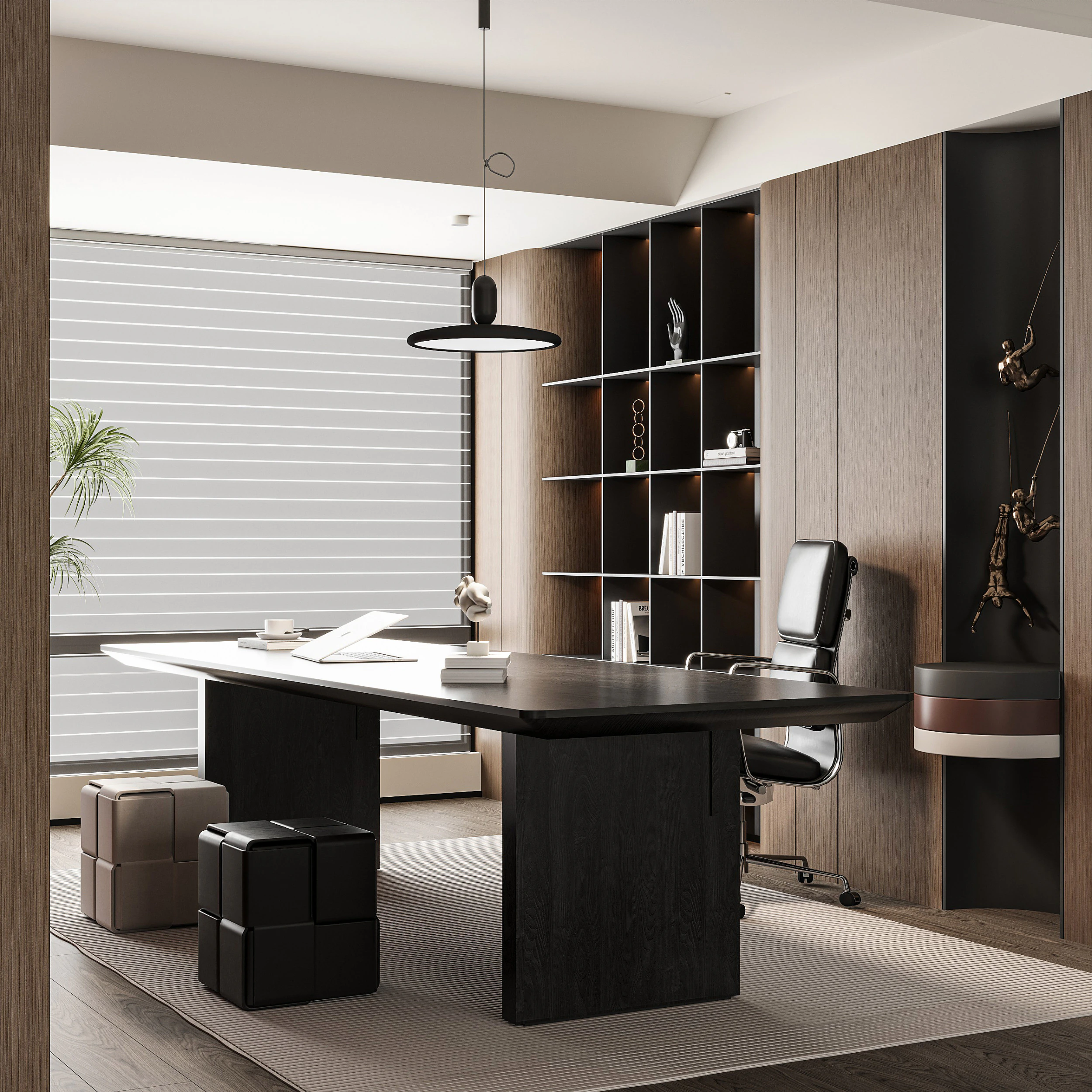 Modern office 3D Model .c4d .max .obj .3ds .fbx .stl .blend 