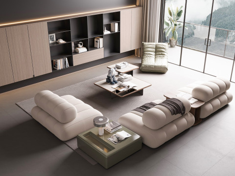 Modern living room 3D 모델