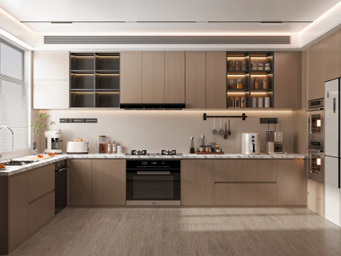 cocina moderna Modelo 3D