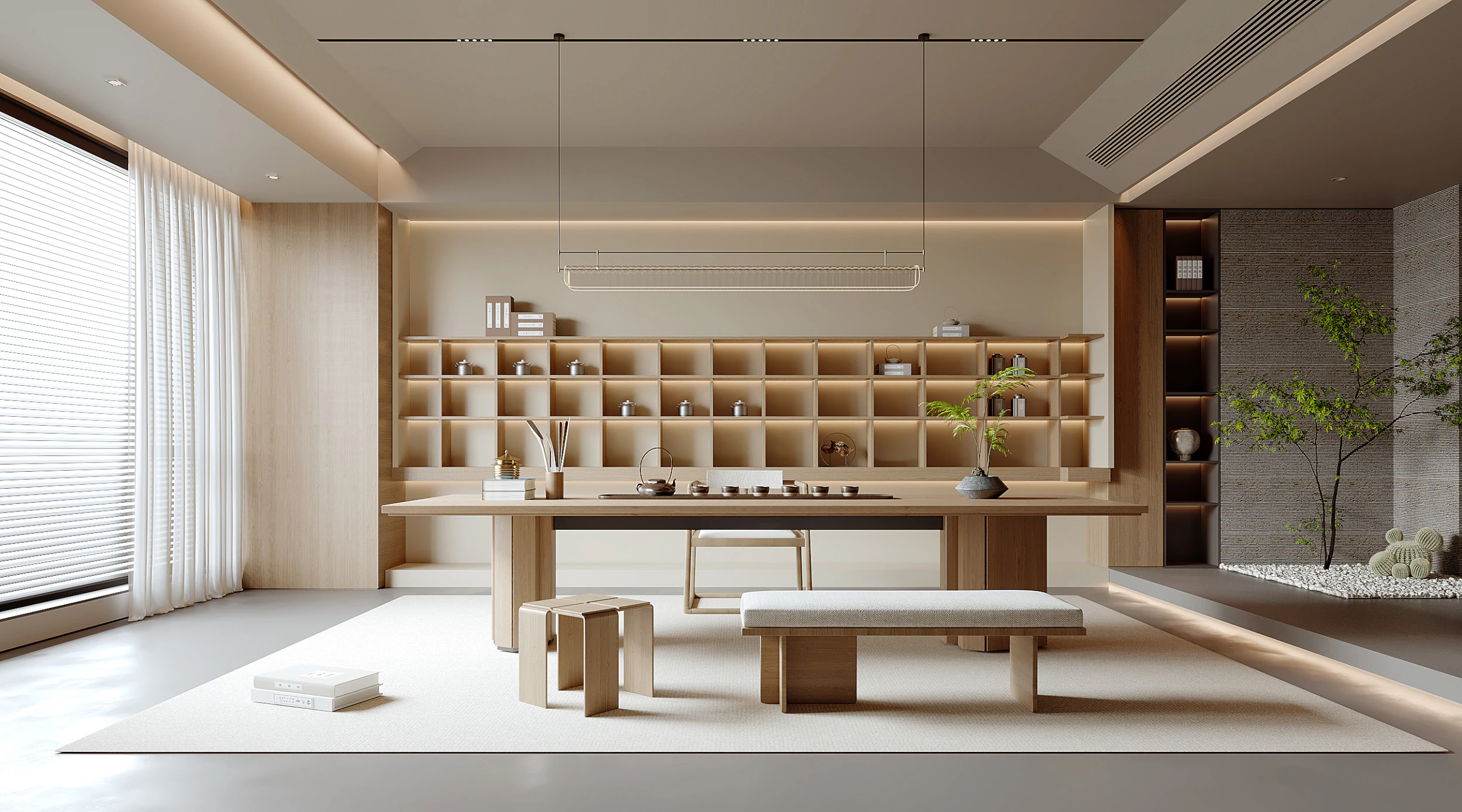 Modern office 3D Model .c4d .max .obj .3ds .fbx .stl .blend 