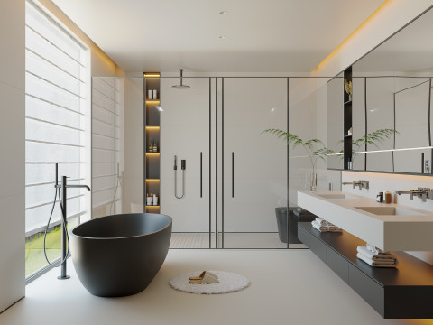 Modern bathroom 3D Model